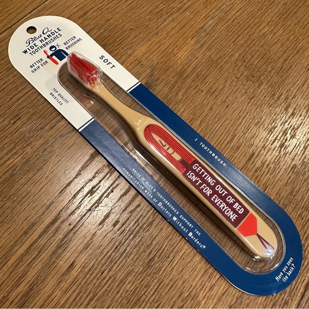 Blue Q Toothbrush - Getting Out of Bed